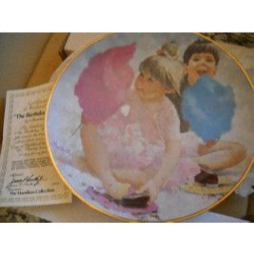 12 Plate Set of Hamilton Collection The Summer Days of Childhood Thornton Utz